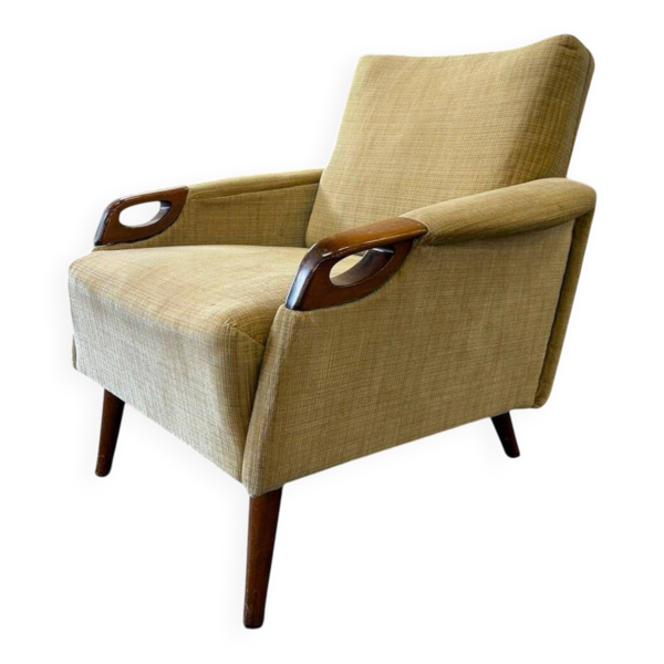 Fauteuil vintage en bois