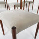 Set of eight rosewood dining chairs by Lubke, Germany 1960's