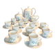 Former coffee service Myosotis porcelaine of Limoges