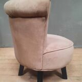 Velvet dressing table chair