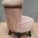 Velvet dressing table chair