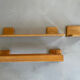 Wall-mounted wooden soap dish