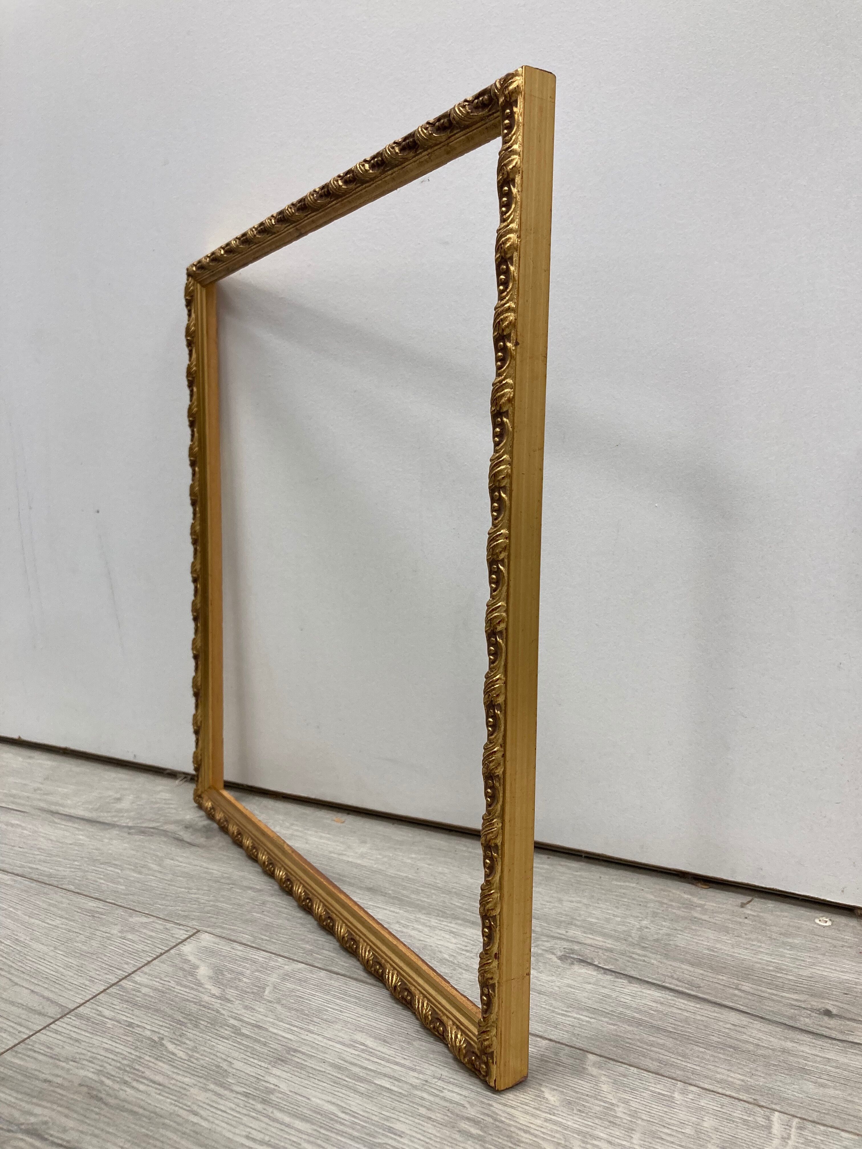 Golden vintage square frame