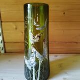 Pretty enameled vase.