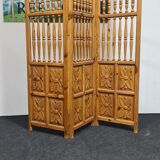 Vintage wooden carved room devider