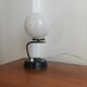 Vintage opaline globe lamp and brass – 1950s/60s