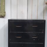 Patinated vintage chest of drawers