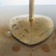 Series of 3 70s gold metal candlesticks
