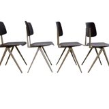 Set of 4 vintage Galvanitas chairs, 1960s