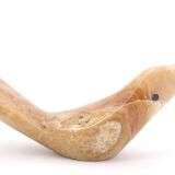 Moroccan alabaster bird paperweight, 70s