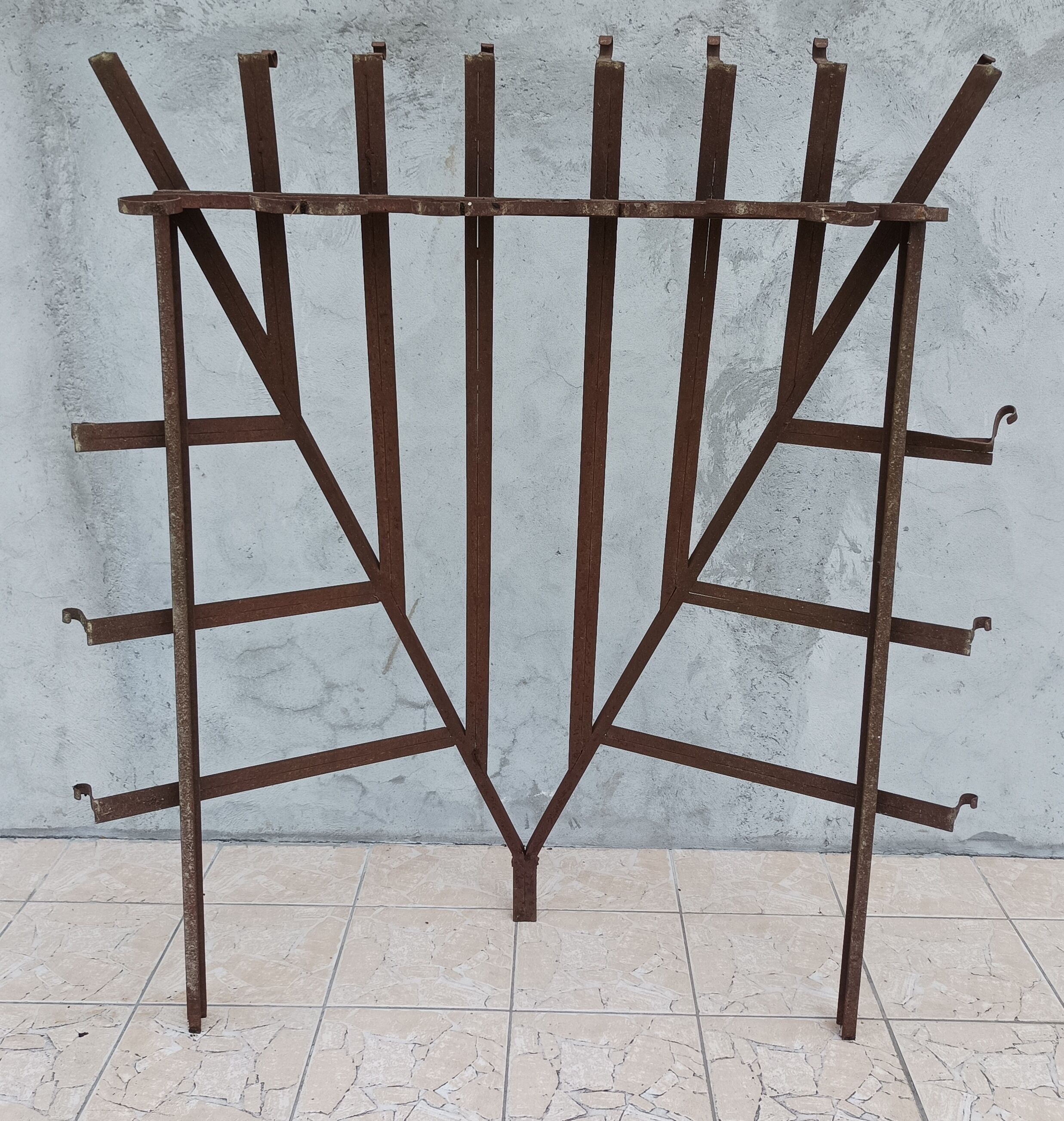 Old wrought iron canopy