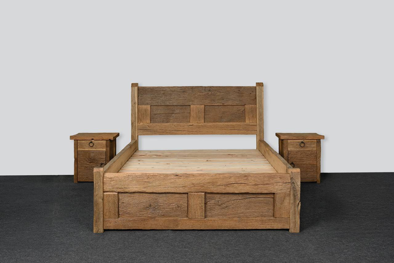 Rustic Oak Bed Frames