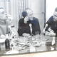 Photo under glass Georges Brassens Jacques Brel Ferré Jean Pierre Leloir