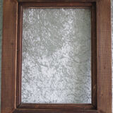 Wooden frame with golden stick baguette