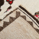 Tapis de coureur turc beige brun large