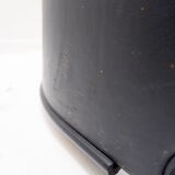 Pair of Artona armchairs in black leather by Afra and Tobia Scarpa for Maxalto