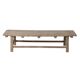 Zhuomian – Table basse avec plateau ancien en orme n°2