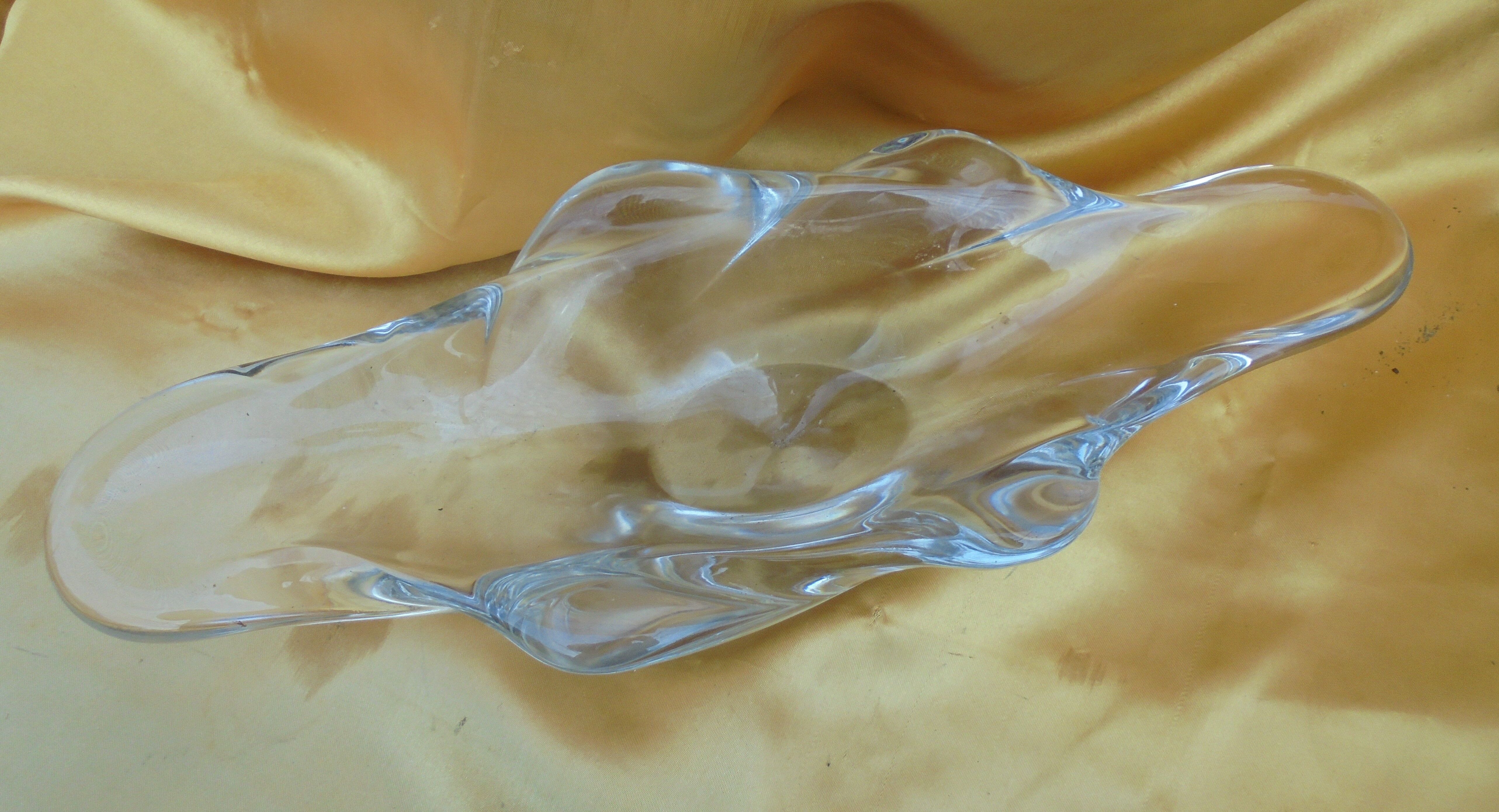 Daum Nancy crystal table bowl
