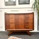 Commode vintage pieds compas