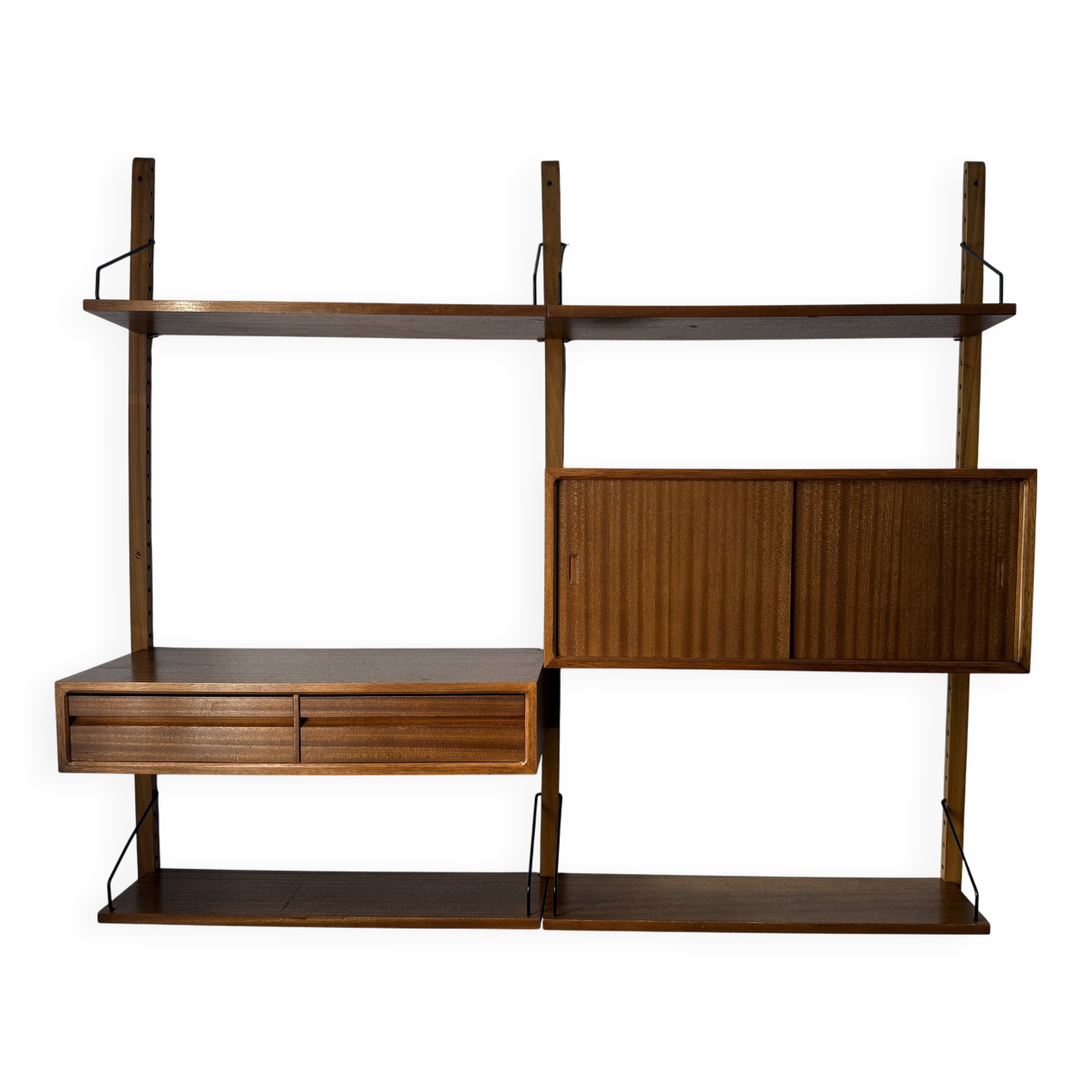 Poul Cadovius Denmark Scandinavian Bookcase, 1960s