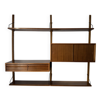 Bibliothèque Étagère scandinave Poul Cadovius  Denmark  années 1960