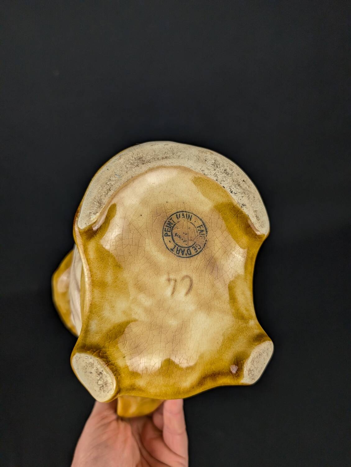 Zoomorphic pitcher pig hotelier waiter