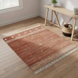 Handmade Moroccan terracotta rug, 150/250cm