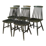 5 Ikea chairs circa 1960, Tellus model