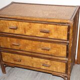 commode rotin