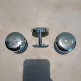 Chrome coat hooks