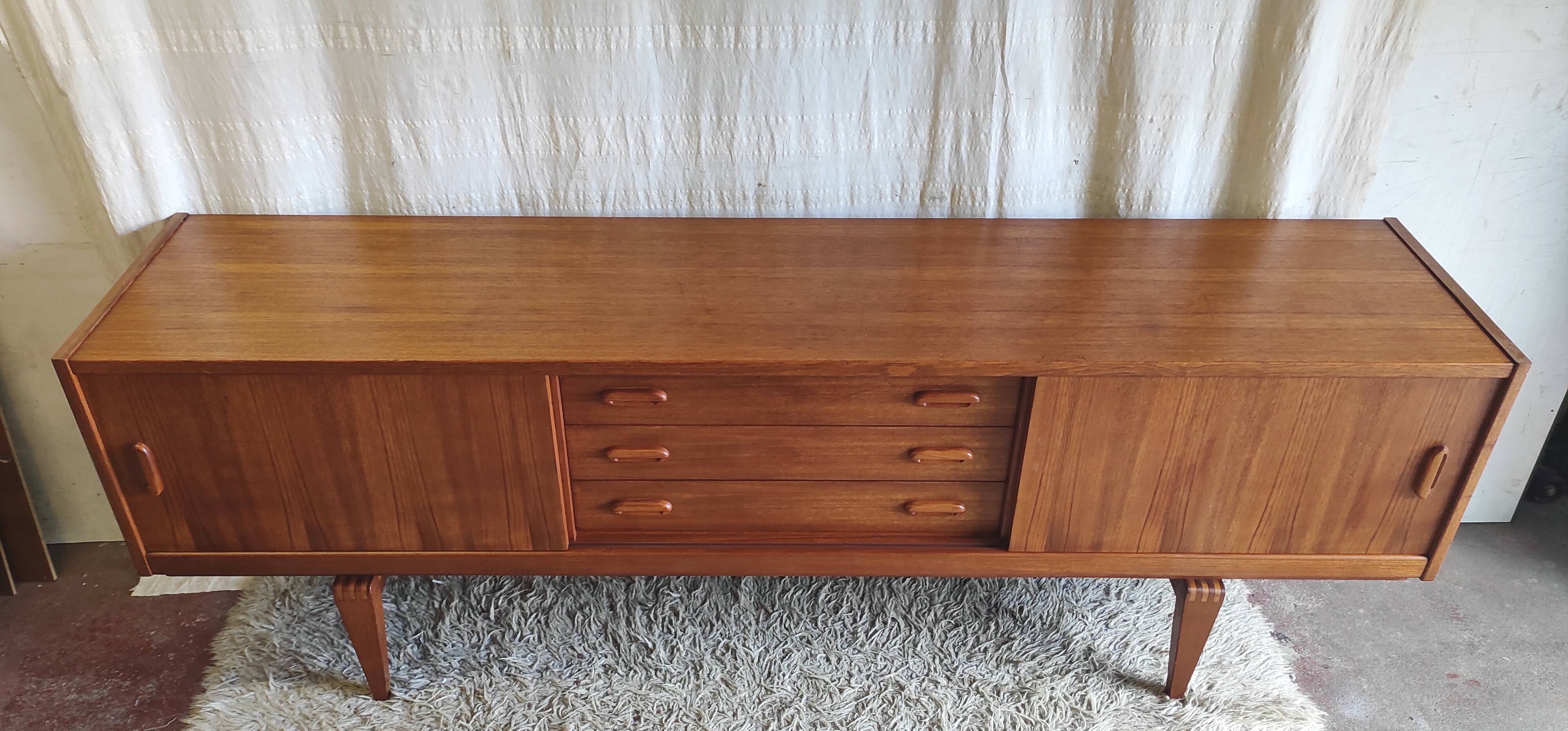 Scandinavian enfilade style in teak - Arnø furniture - 1950s/60s