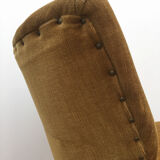 Velvet cocktail armchair