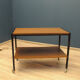 Danish coffee table on modern wheels
