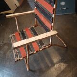 Garden folding armchair 1950 60