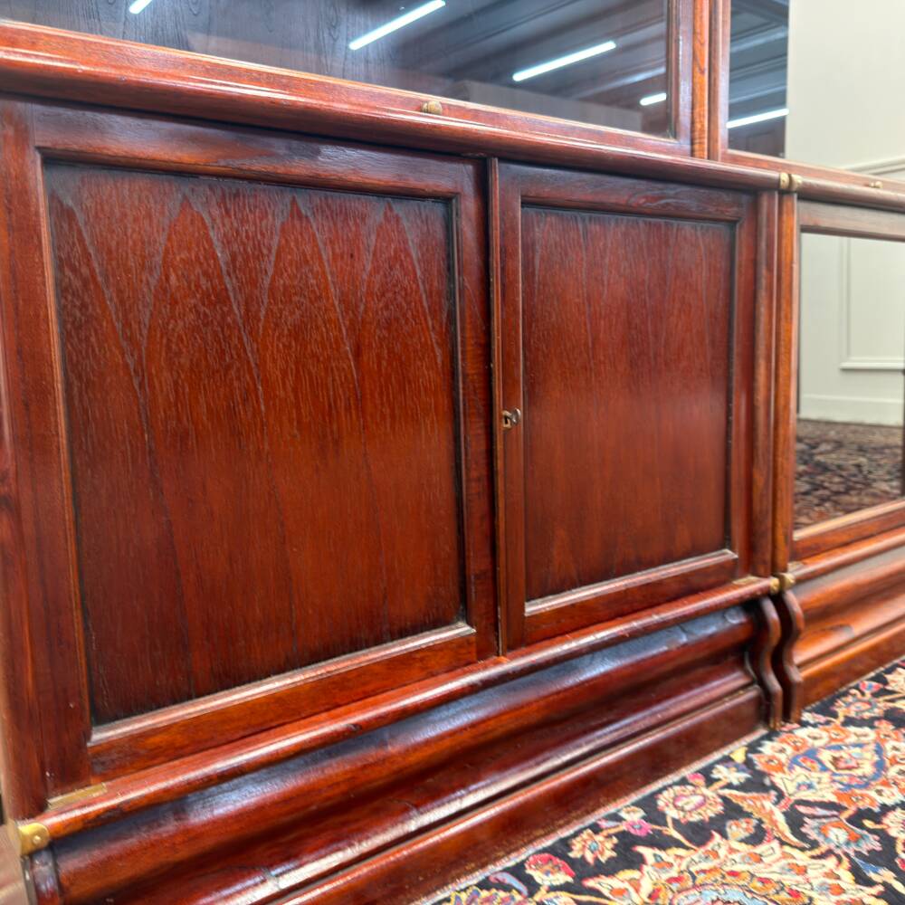 Classic English Globe Wernicke Style Bookcase