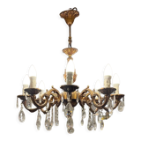 Antique crystal chandelier
