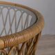 Vintage 1970s Italian design bamboo coffee table