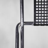 Minimalist Metal X-Line Chairs by Niels Jørgen Haugesen for Hybodan, 1970s, Set of 4