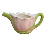 Small pitcher flower pink slip and green