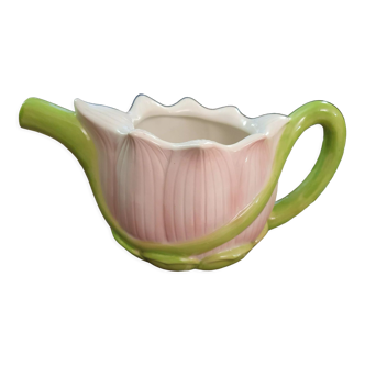 Small pitcher flower pink slip and green
