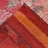 Pink & Red Oushak Runner Rug 88x306Cm SK 22815