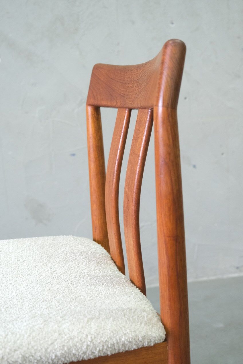 Mid-century teak dining chairs from Vamdrup stolfabrik, 1960s, set of 6