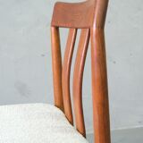 Mid-century teak dining chairs from Vamdrup stolfabrik, 1960s, set of 6