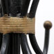 French Hand-forged iron coat rack design by Jean Royere, 1960