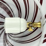 Vintage Italian mushroom table lamp by G.G. Luce for Vetri Murano, 1980s.