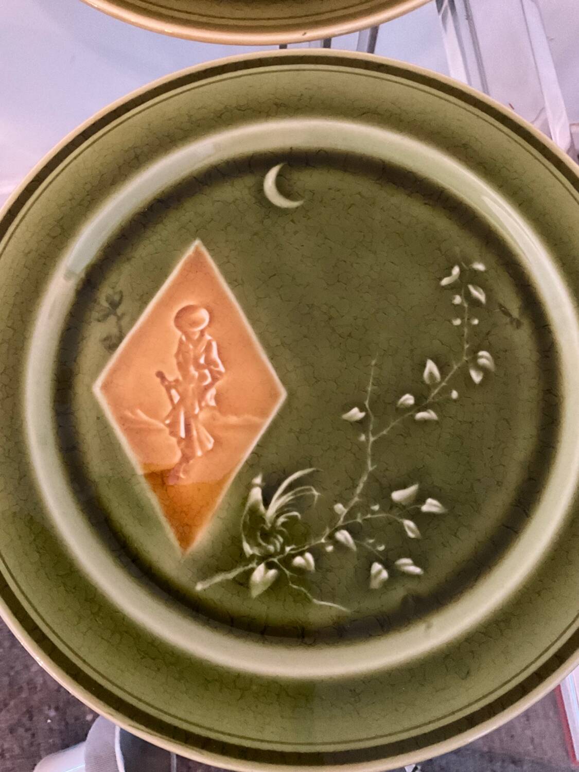 Series of 10 Choisy le Roi slip plates