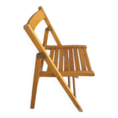 Antique wooden folding chair