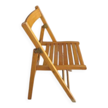 Antique wooden folding chair