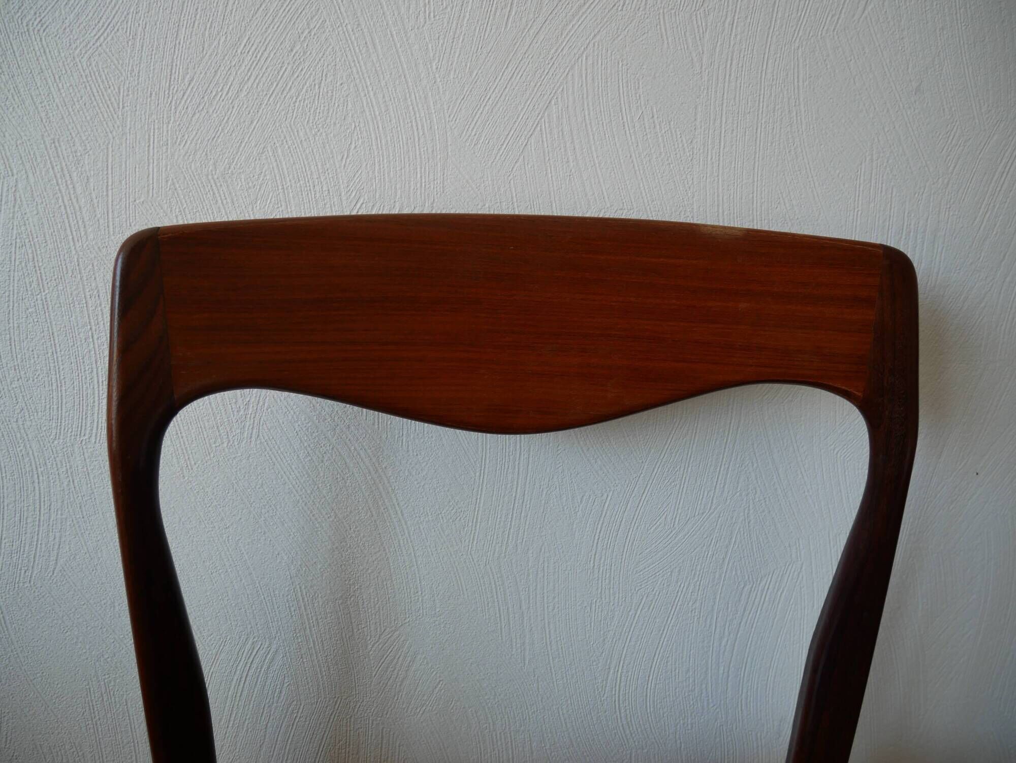Pair of Scandinavian teak chairs by Niels O. Moller circa 1950