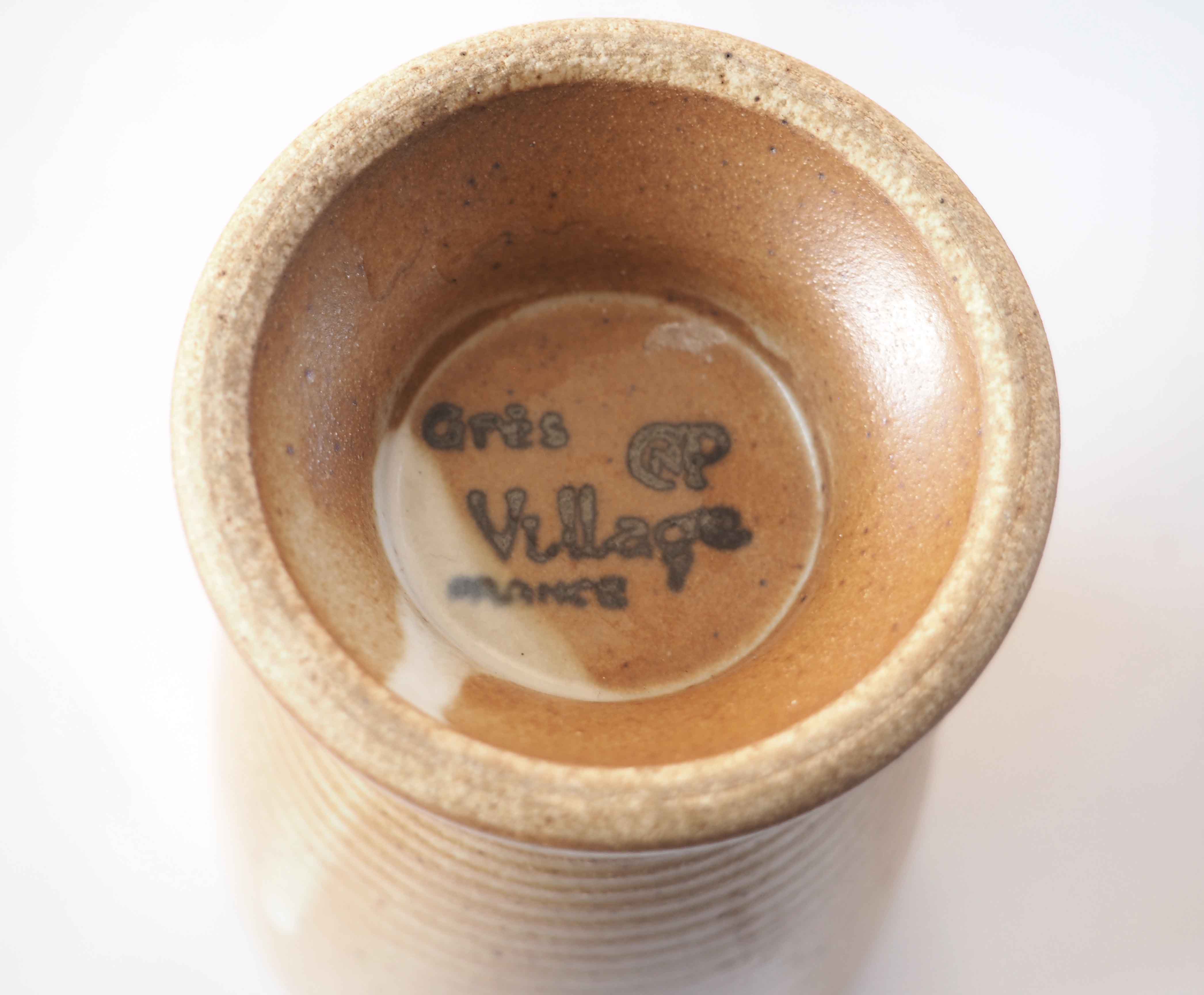 Set of 6 sandstone cups